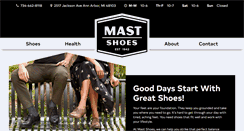Desktop Screenshot of mastshoes.com